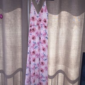 floral maxi dress